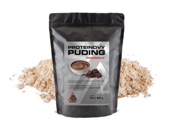Proteinový Pudding VALKNUT čokoládový Obsah balení: 10 x 60 g