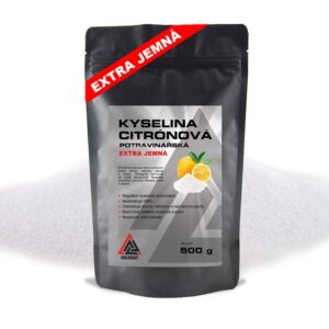 Kyselina Citronová EXTRA Jemná VALKNUT 500 g v prášku