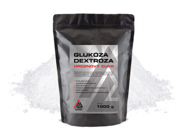 Sladidlo - Hroznový cukr - Dextróza VALKNUT 1000 g v prášku