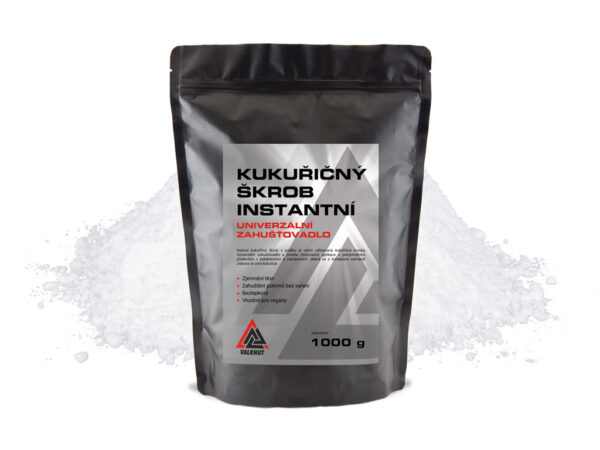 Zahušťovadlo Instantní Kukuřičný Škrob VALKNUT 1000 g v prášku